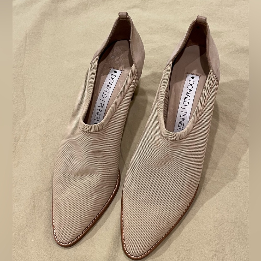 Donald J. Pliner Tan Slip-On Shoes